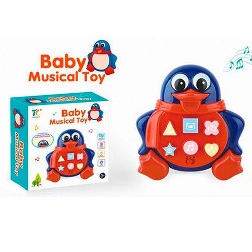 Penguin Press And Play Toy | Best Quality Baby Play Toy | Penguin Play Toy For Kids | Penguin Toy - Baby Musical Toy