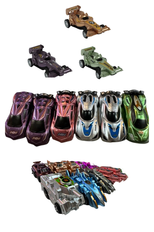 TOY TRIBE F1 - 12 pcs Car set Pull back Race cars for Kids (random design & color)