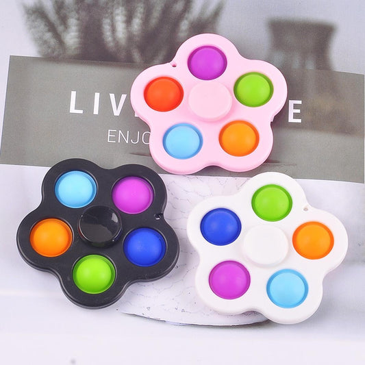 Colorful Finger Spinner – Fun Fidget Toy for Stress Relief, Focus &amp; Anxiety – Smooth Spinning, Compact Design, Perfect for Kids &amp; Adults